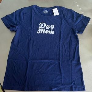 🐾❤️🐾NWT J. Crew Dog Mom Collector Tee, size L. Perfect for Mother’s Day!